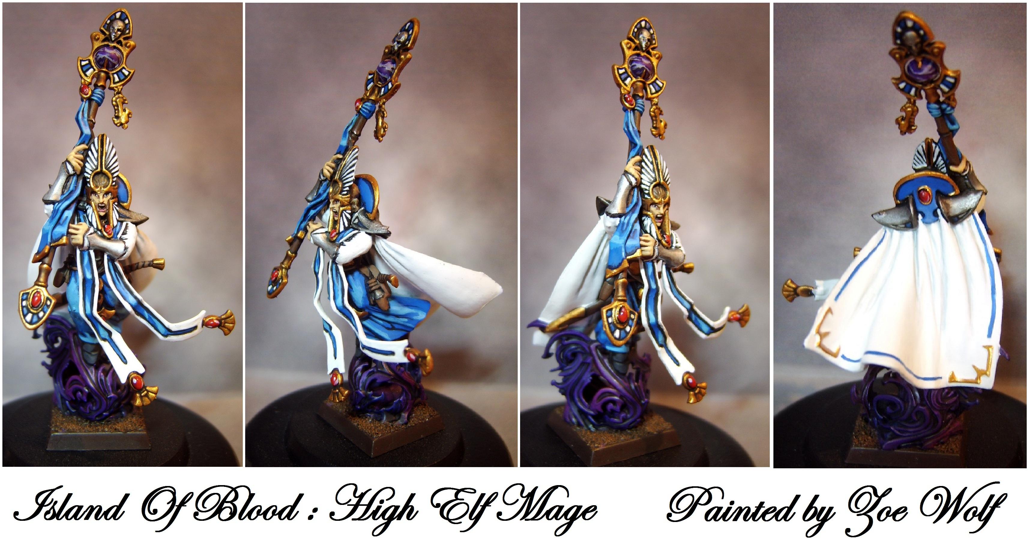 High Elf Mage, High Elves, Warhammer Fantasy, Wizard High Elf Mage